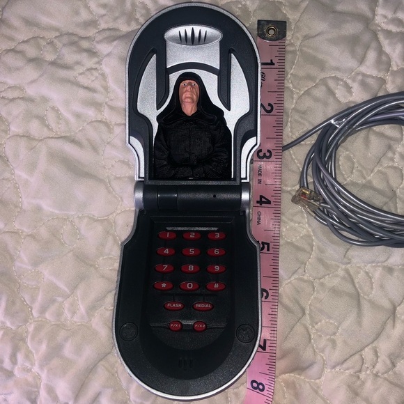 STAR WARS PHONE LANDLINE FLIP DARTH MAUL WITH CORD - Picture 13 of 14